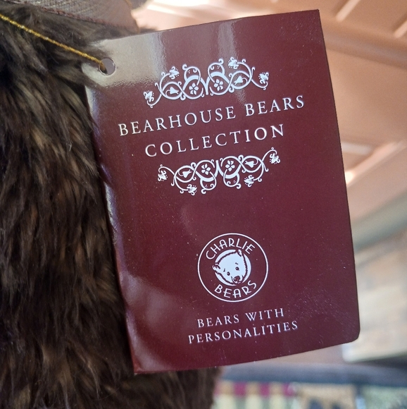 NWT Charlie Bear Mighty the Mammoth Plush • Elephant Mastadon Prehistoric Dino - Picture 4 of 4